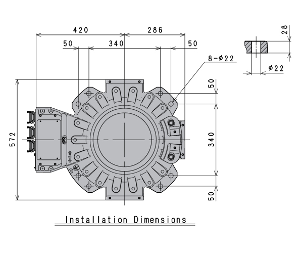 Kawasaki CX210L drawing