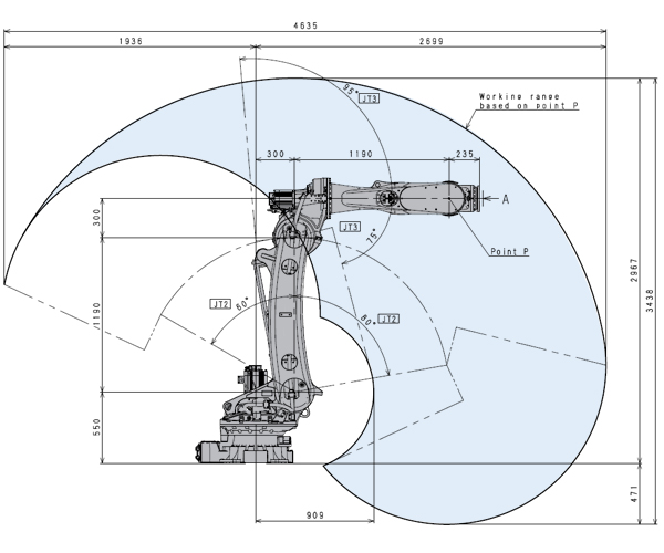 Kawasaki CX210L drawing